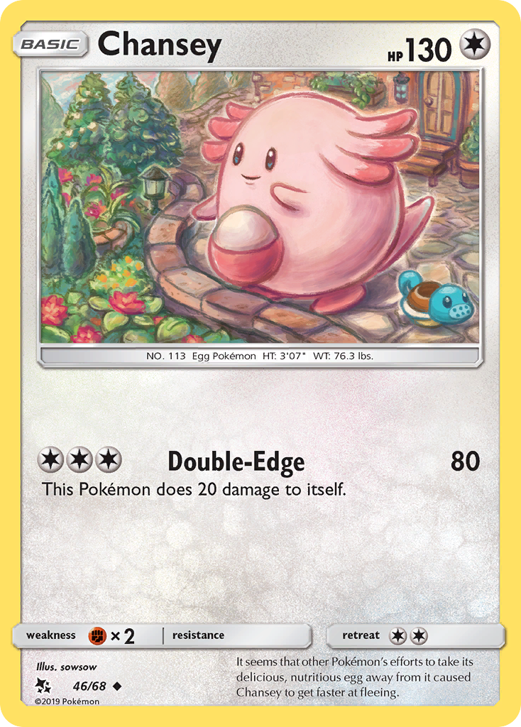 Chansey (46/68) [Sun & Moon: Hidden Fates] | Cracking-Singles