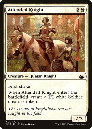 Attended Knight [Modern Masters 2017] | Cracking-Singles