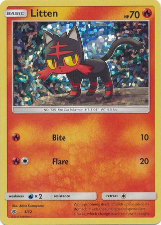 Litten (3/12) [McDonald's Promos: 2017 Collection] | Cracking-Singles