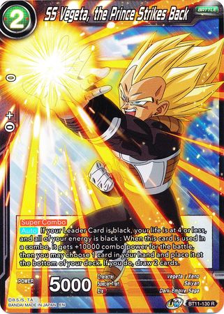 SS Vegeta, the Prince Strikes Back [BT11-130] | Cracking-Singles