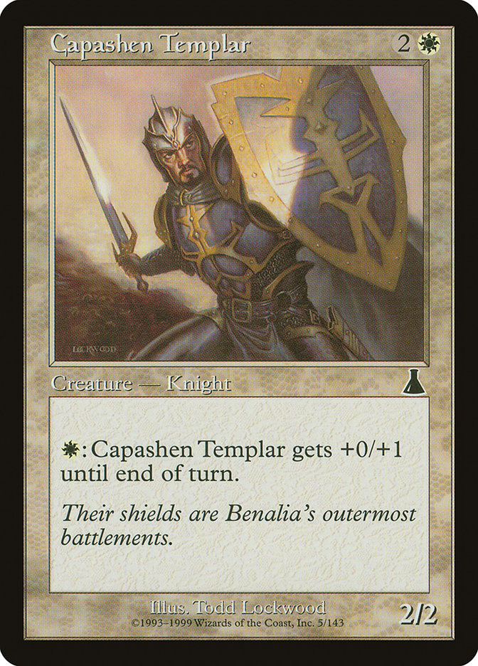 Capashen Templar [Urza's Destiny] | Cracking-Singles