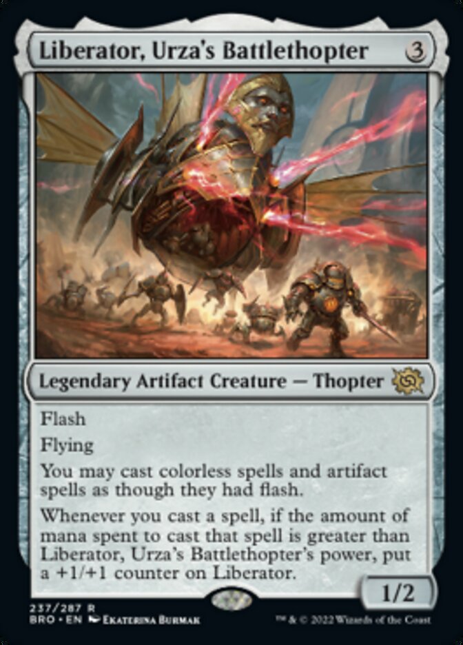 Liberator, Urza's Battlethopter [The Brothers' War] | Cracking-Singles