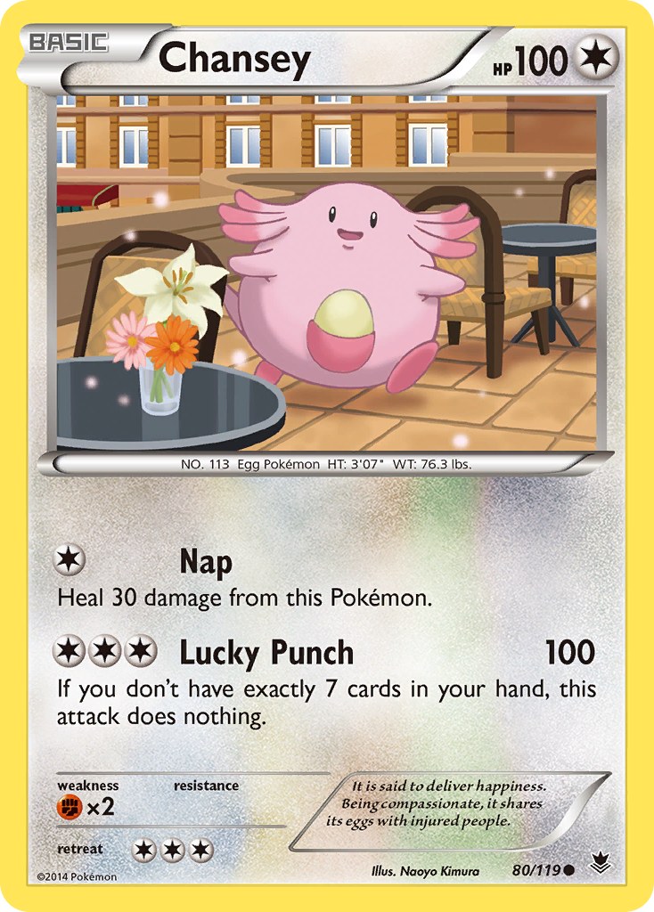 Chansey (80/119) [XY: Phantom Forces] | Cracking-Singles