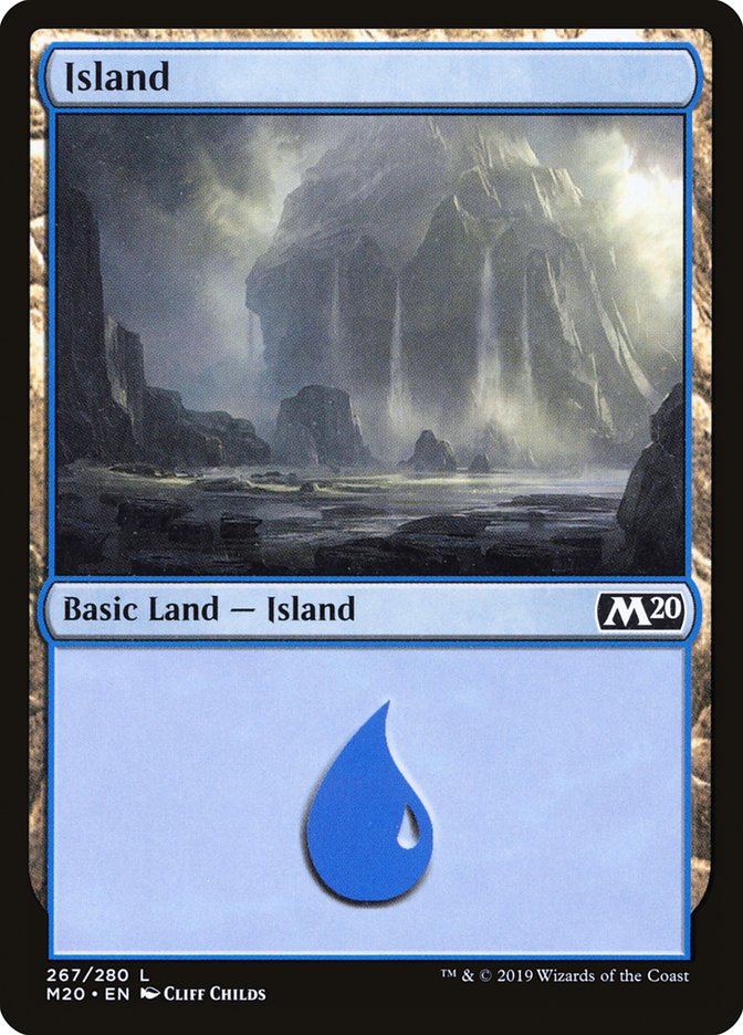 Island (#267) [Core Set 2020] | Cracking-Singles