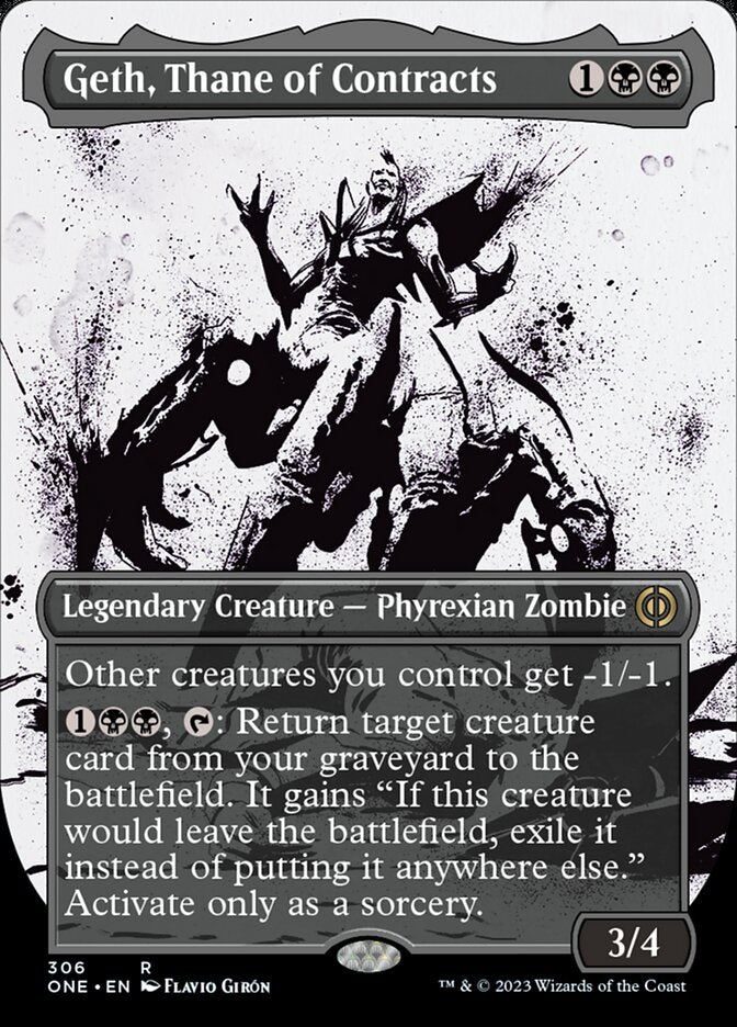 Geth, Thane of Contracts (Borderless Ichor) [Phyrexia: All Will Be One] | Cracking-Singles