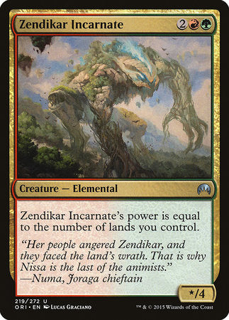 Zendikar Incarnate [Magic Origins] | Cracking-Singles