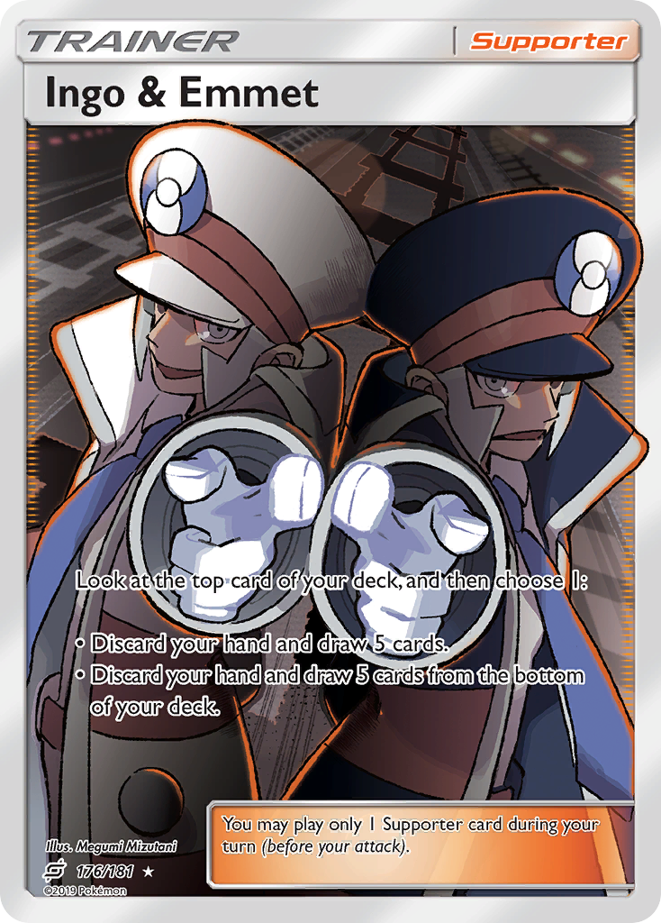 Ingo & Emmet (176/181) [Sun & Moon: Team Up] | Cracking-Singles