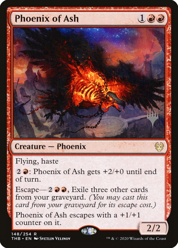 Phoenix of Ash (Promo Pack) [Theros Beyond Death Promos] | Cracking-Singles