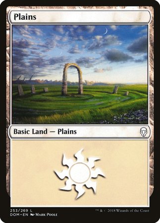 Plains (253) [Dominaria] | Cracking-Singles