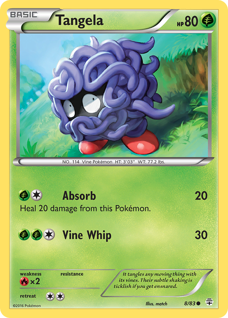 Tangela (8/83) [XY: Generations] | Cracking-Singles