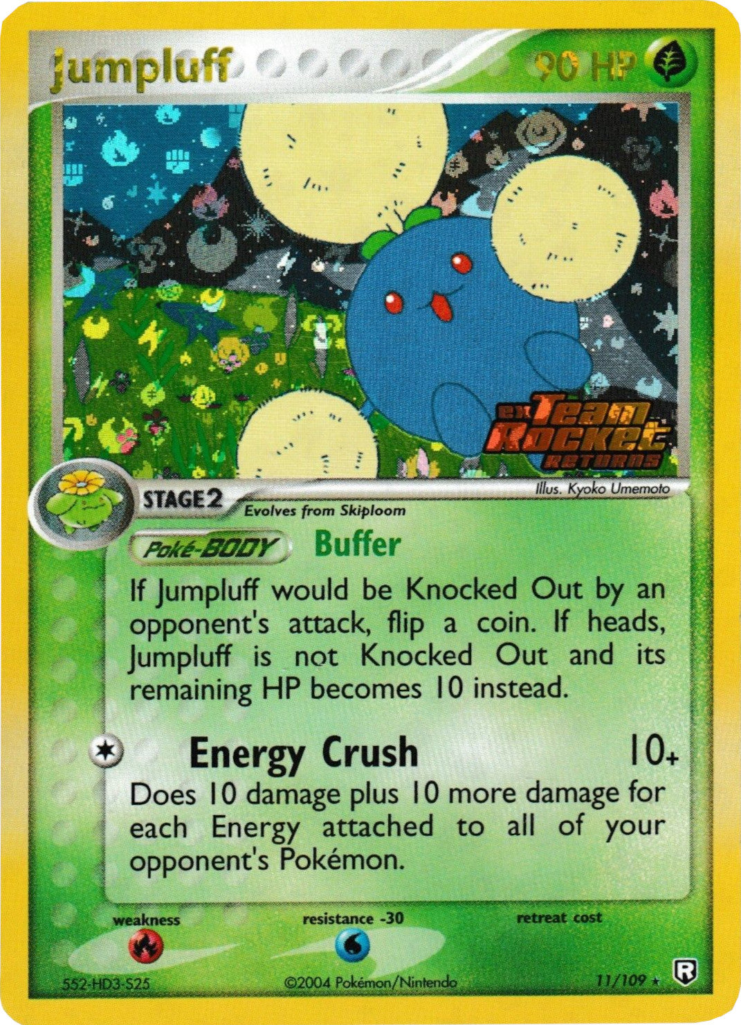 Jumpluff (11/109) (Stamped) [EX: Team Rocket Returns] | Cracking-Singles