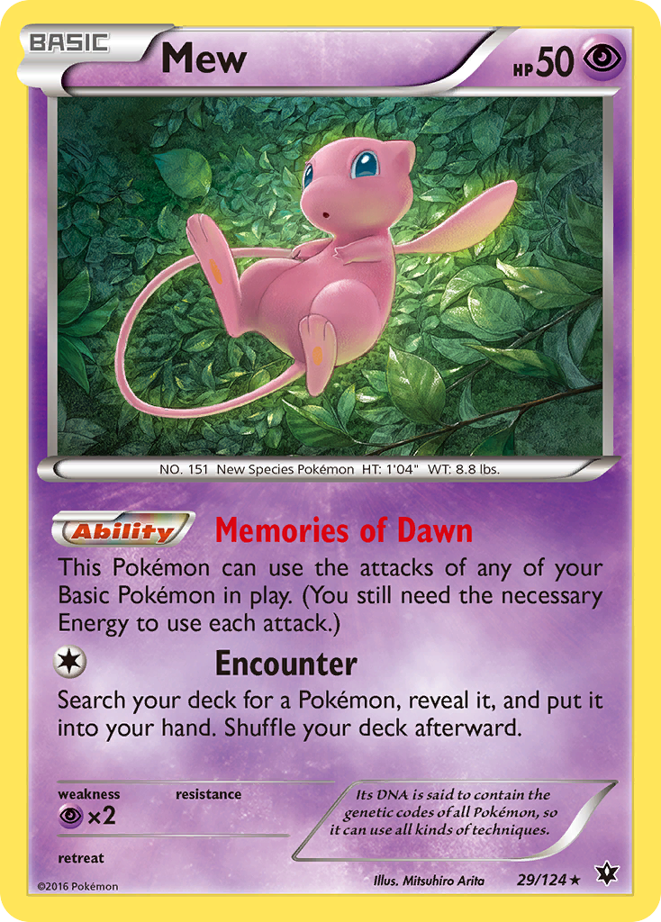 Mew (29/124) [XY: Fates Collide] | Cracking-Singles