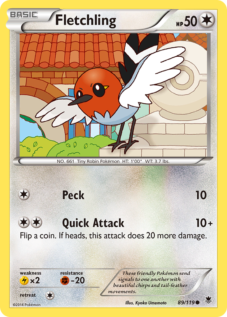 Fletchling (89/119) [XY: Phantom Forces] | Cracking-Singles