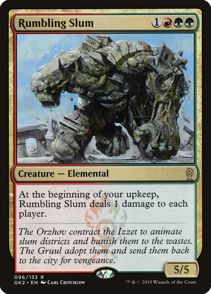 Rumbling Slum [Ravnica Allegiance Guild Kit] | Cracking-Singles