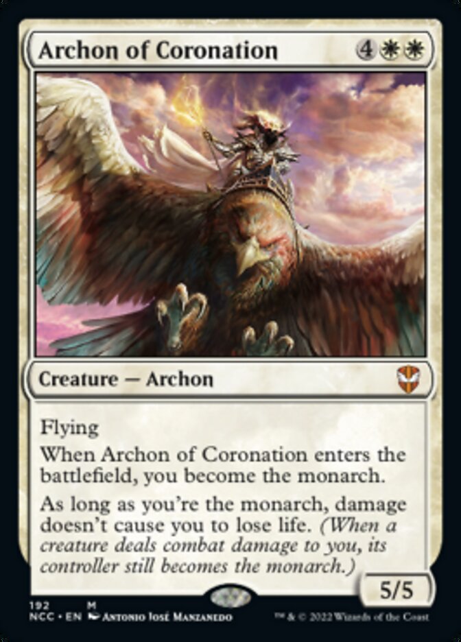 Archon of Coronation [Streets of New Capenna Commander] | Cracking-Singles