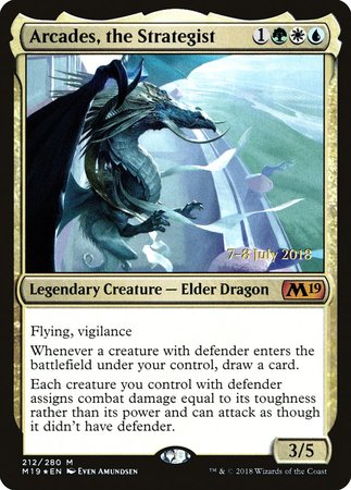 Arcades, the Strategist [Core Set 2019 Promos] | Cracking-Singles