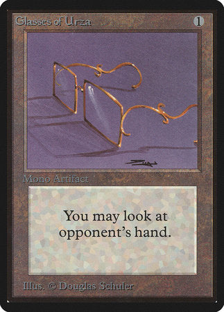 Glasses of Urza [Limited Edition Beta] | Cracking-Singles