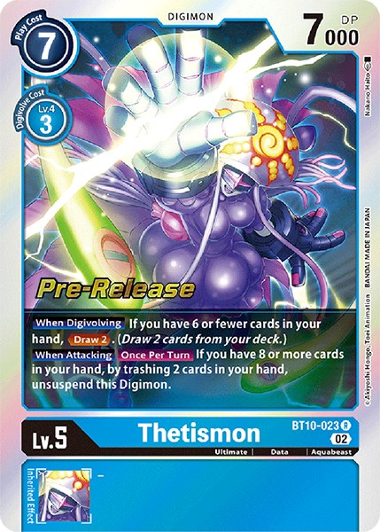 Thetismon [BT10-023] [Xros Encounter Pre-Release Cards] | Cracking-Singles