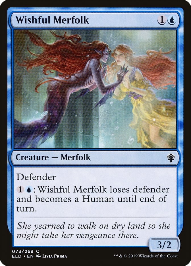 Wishful Merfolk [Throne of Eldraine] | Cracking-Singles