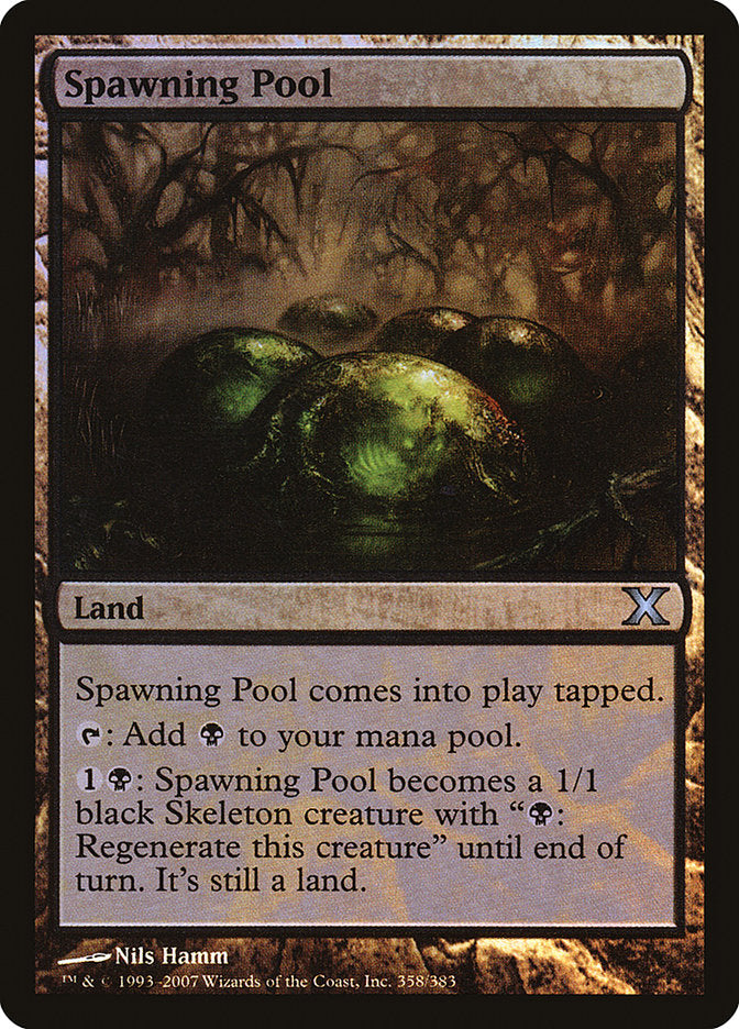 Spawning Pool (Premium Foil) [Tenth Edition] | Cracking-Singles