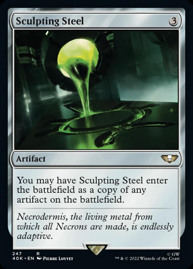 Sculpting Steel (Surge Foil) [Universes Beyond: Warhammer 40,000] | Cracking-Singles