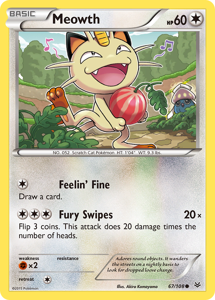 Meowth (67/108) [XY: Roaring Skies] | Cracking-Singles