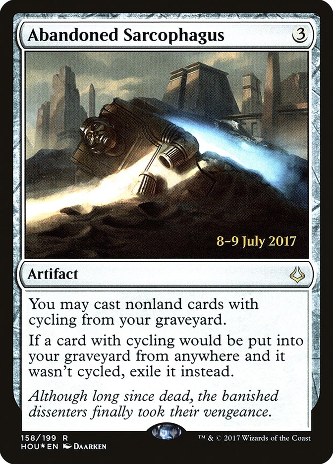 Abandoned Sarcophagus  [Hour of Devastation Prerelease Promos] | Cracking-Singles