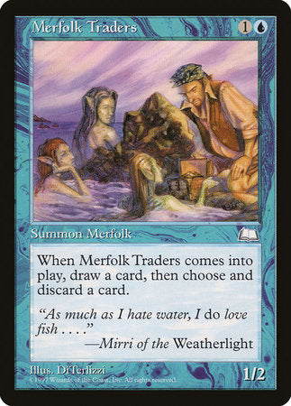 Merfolk Traders [Weatherlight] | Cracking-Singles