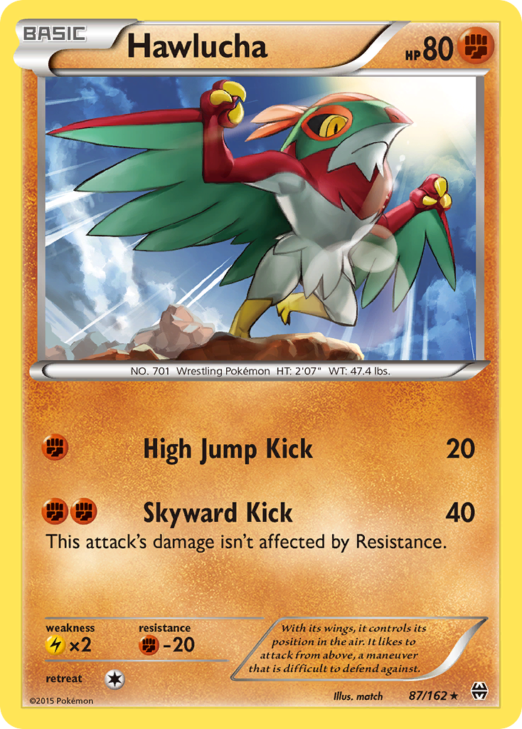 Hawlucha (87/162) [XY: BREAKthrough] | Cracking-Singles