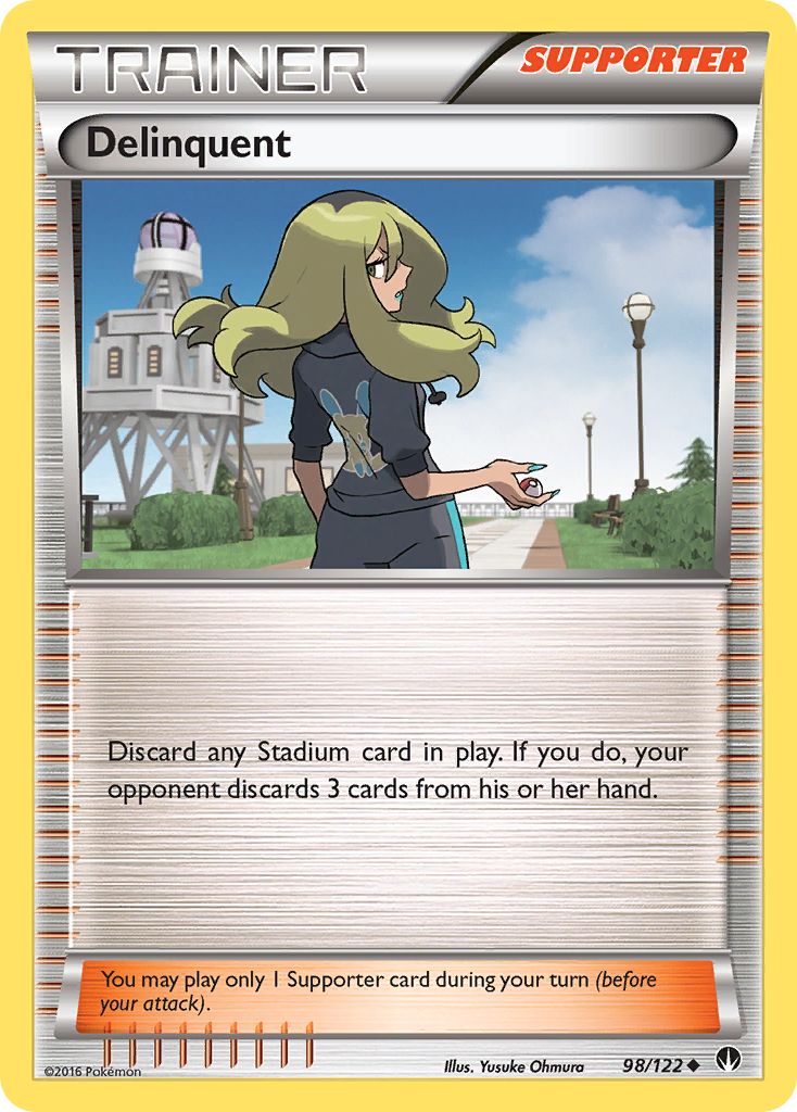 Delinquent (98/122) [XY: BREAKpoint] | Cracking-Singles