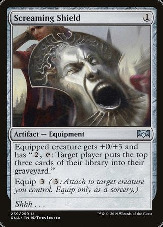 Screaming Shield [Ravnica Allegiance] | Cracking-Singles