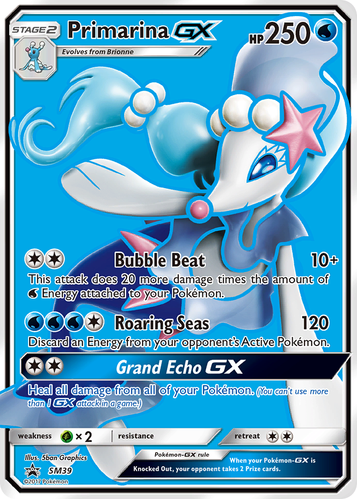 Primarina GX (SM39) [Sun & Moon: Black Star Promos] | Cracking-Singles