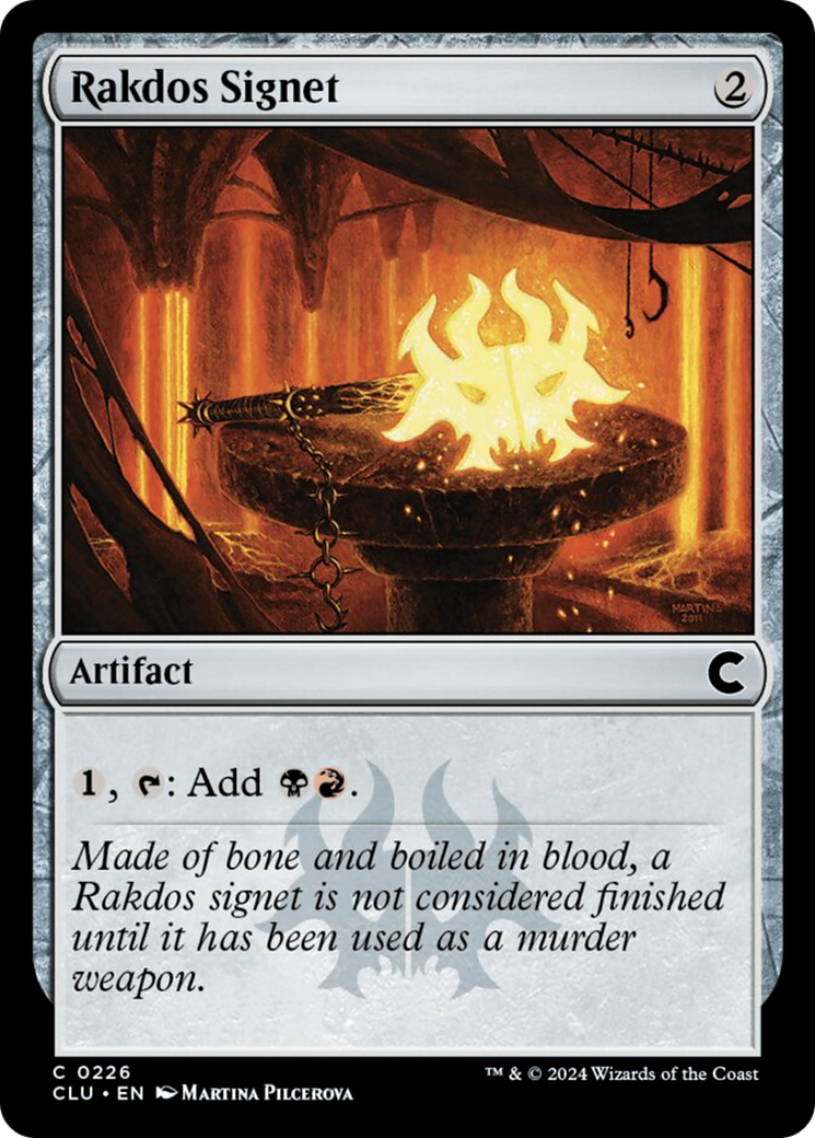 Rakdos Signet [Ravnica: Clue Edition] | Cracking-Singles