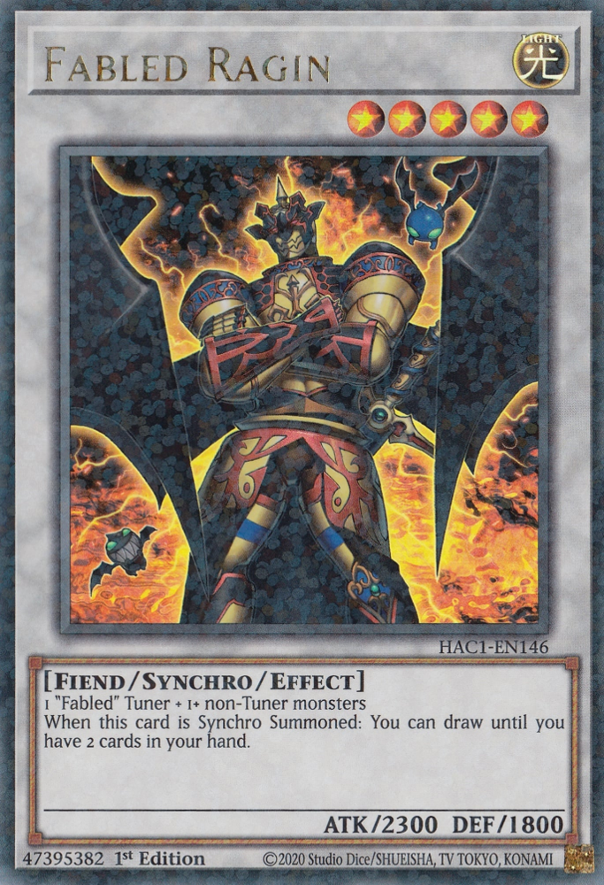 Fabled Ragin (Duel Terminal) [HAC1-EN146] Parallel Rare | Cracking-Singles