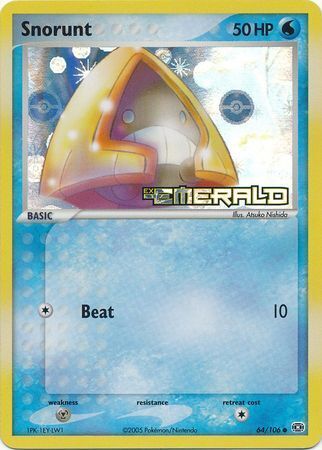 Snorunt (64/106) (Stamped) [EX: Emerald] | Cracking-Singles