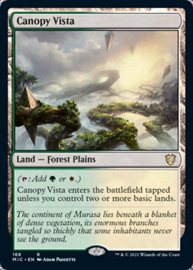 Canopy Vista [Innistrad: Midnight Hunt Commander] | Cracking-Singles