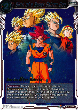 Birth of a Super Saiyan God [BT8-019_PR] | Cracking-Singles