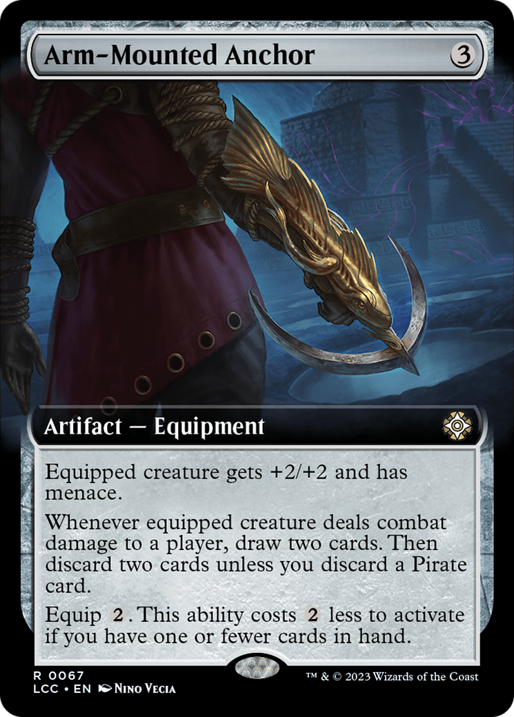 Arm-Mounted Anchor (Extended Art) [The Lost Caverns of Ixalan Commander] | Cracking-Singles