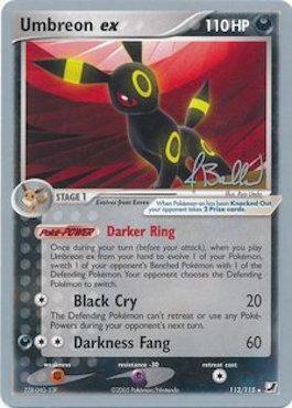 Umbreon ex (112/115) (Eeveelutions - Jimmy Ballard) [World Championships 2006] | Cracking-Singles