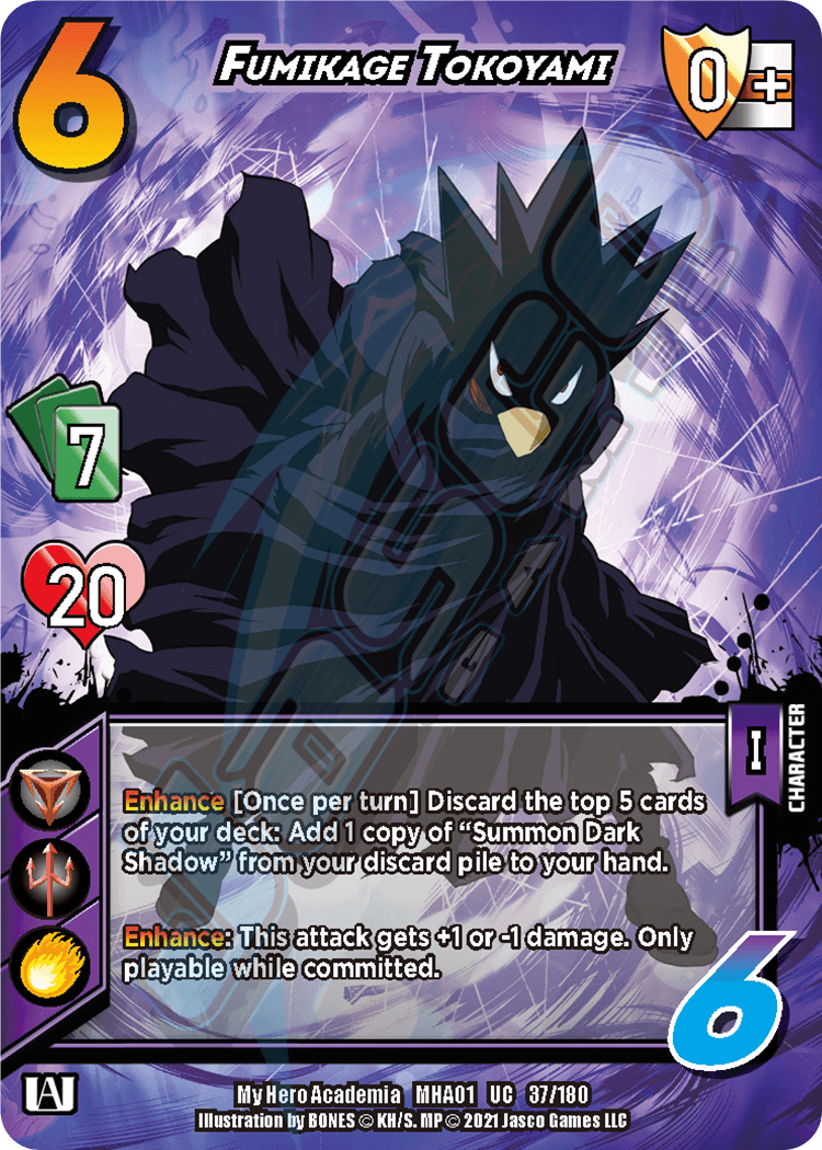 Fumikage Tokoyami [Series 1 Unlimited] | Cracking-Singles