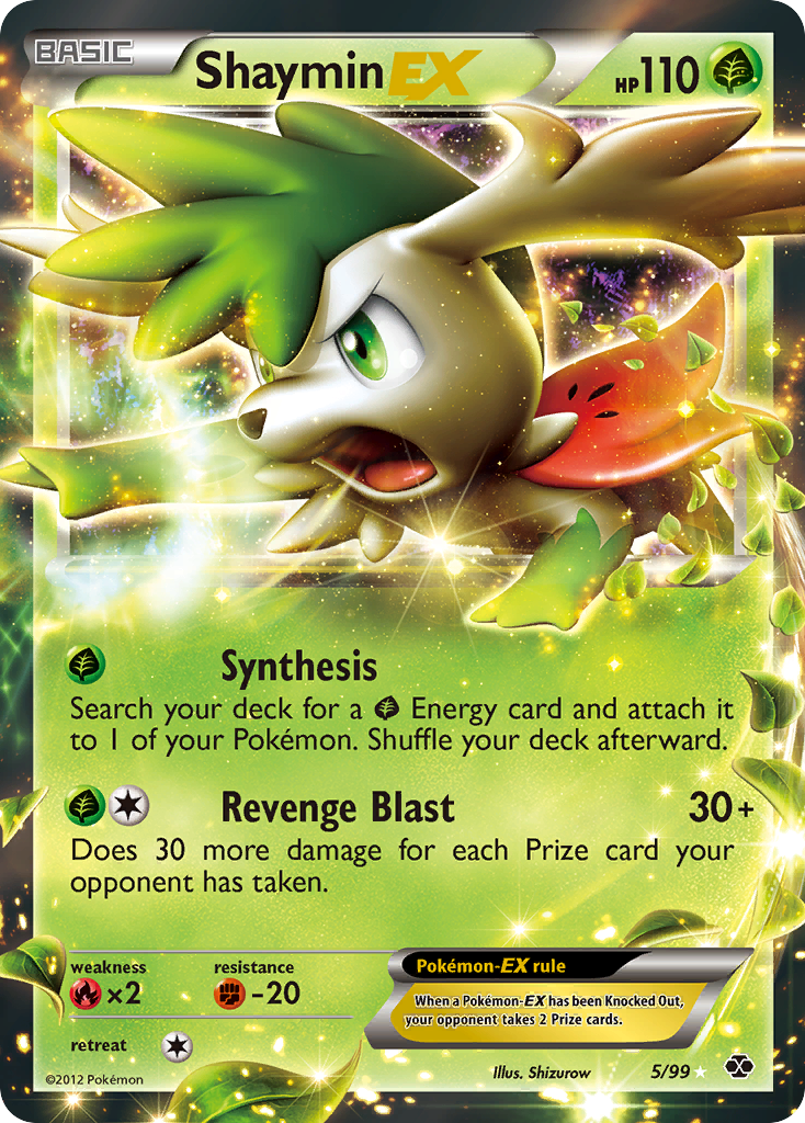 Shaymin EX (5/99) [Black & White: Next Destinies] | Cracking-Singles