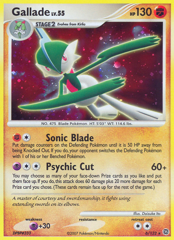 Gallade (6/132) [Diamond & Pearl: Secret Wonders] | Cracking-Singles