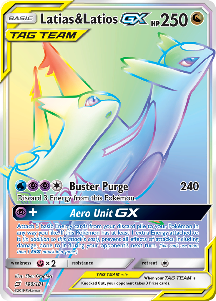 Latias & Latios GX (190/181) [Sun & Moon: Team Up] | Cracking-Singles