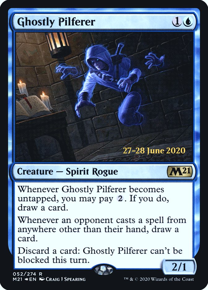 Ghostly Pilferer  [Core Set 2021 Prerelease Promos] | Cracking-Singles