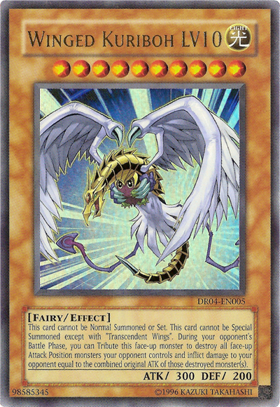 Winged Kuriboh LV10 [DR04-EN005] Ultra Rare | Cracking-Singles