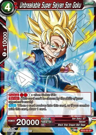 Unbreakable Super Saiyan Son Goku [SD2-03] | Cracking-Singles