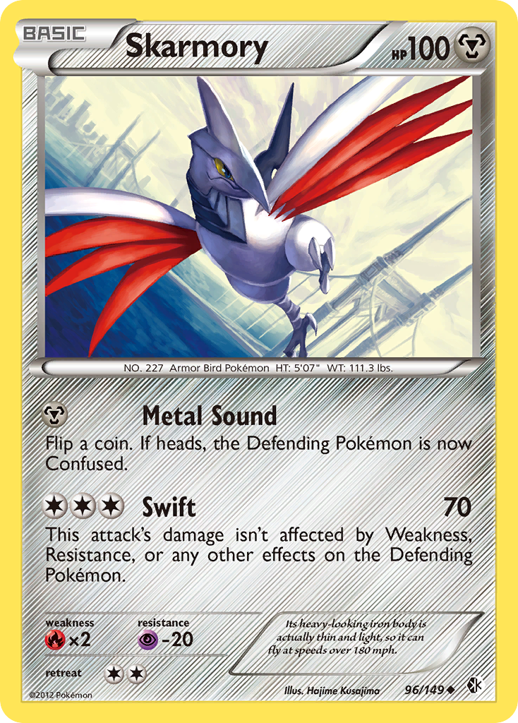 Skarmory (96/149) [Black & White: Boundaries Crossed] | Cracking-Singles