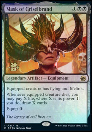 Mask of Griselbrand [Innistrad: Midnight Hunt Prerelease Promos] | Cracking-Singles