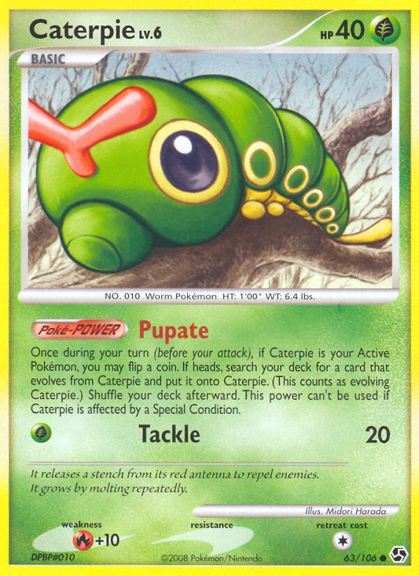 Caterpie (63/106) [Diamond & Pearl: Great Encounters] | Cracking-Singles