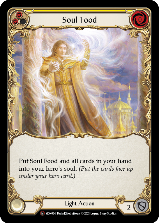 Soul Food (Rainbow Foil) [U-MON064-RF] Unlimited Rainbow Foil | Cracking-Singles